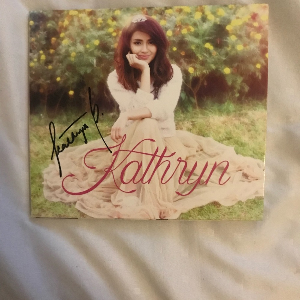 Kathryn Autographed Album Cover